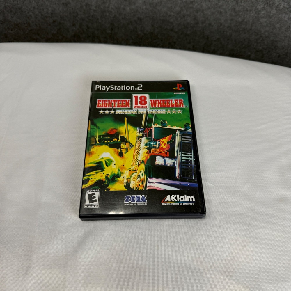18 Wheeler American Pro Trucker PlayStation 2 PS2 Sega Acclaim SLUS-20210 CIB